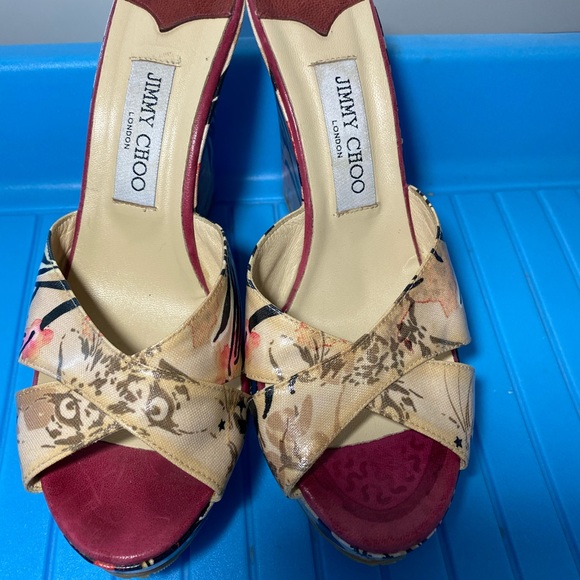 Jimmy Choo Wedge Shoes size 40 - Picture 9 of 10